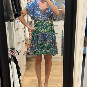 Anthro Robin tiered mini dress XS - sold out!